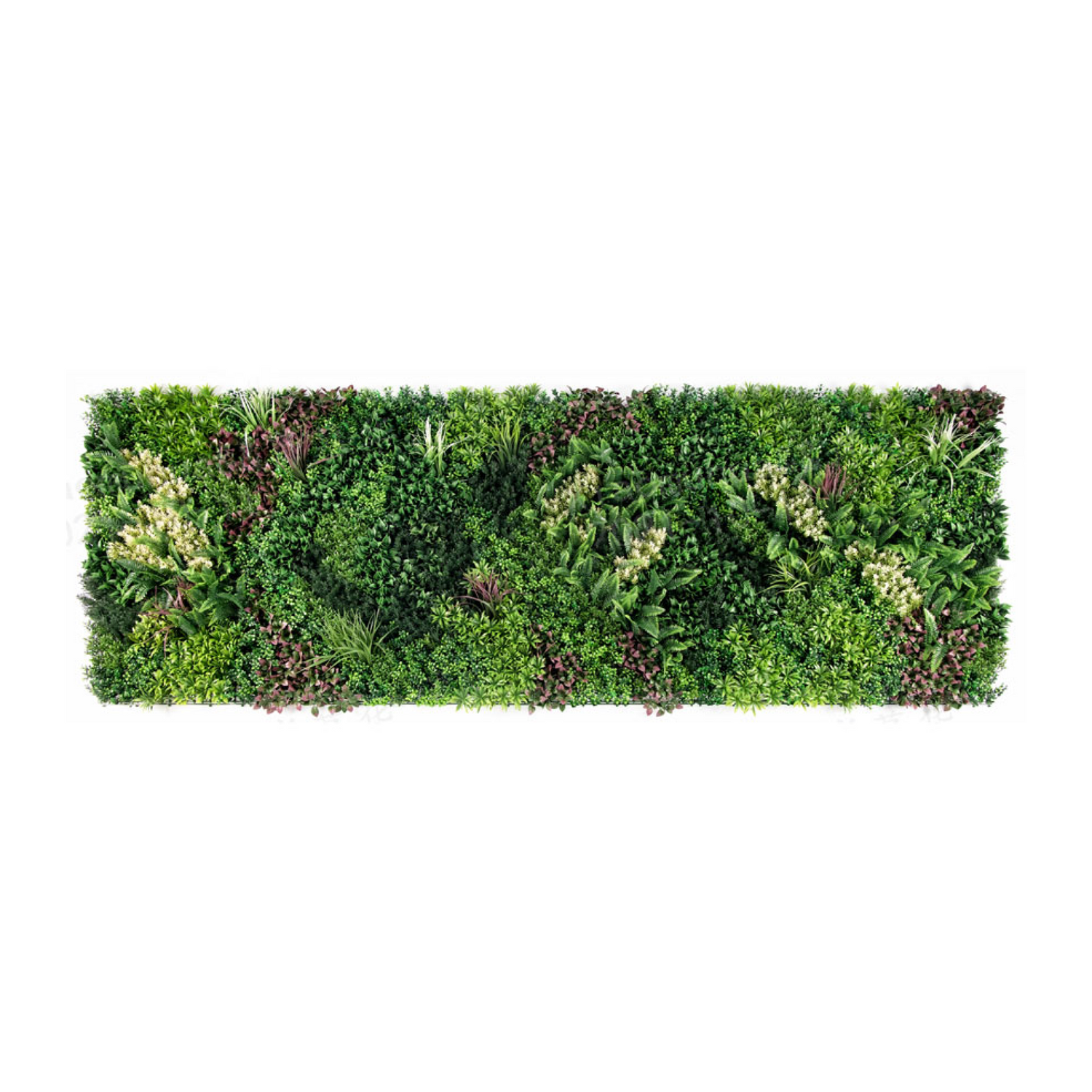 Triple-panel living wall system