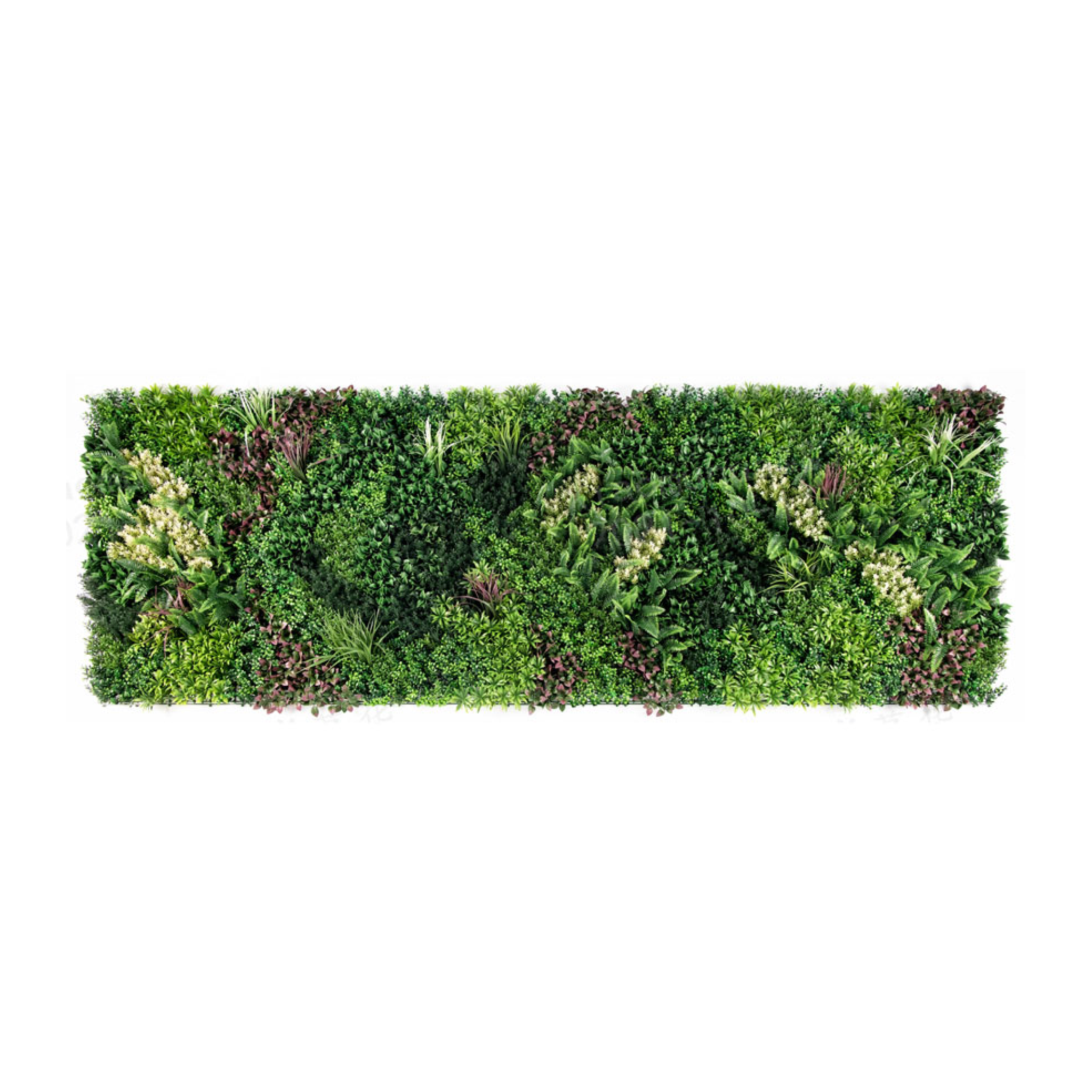 Triple-panel living wall system