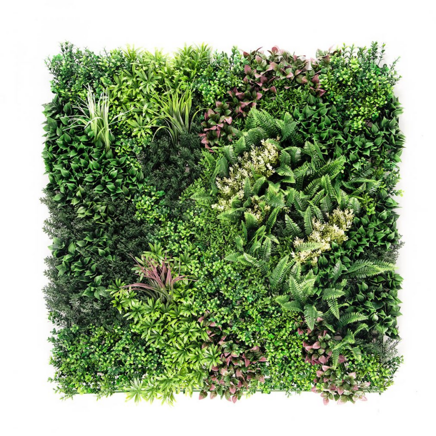 Triple-panel living wall system